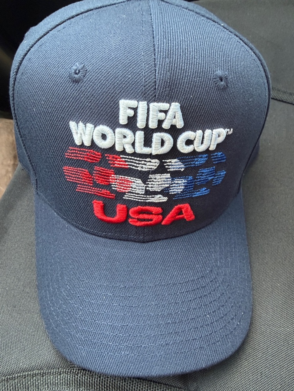 FIFA World Cup USA Navy Embroidered Baseball Cap